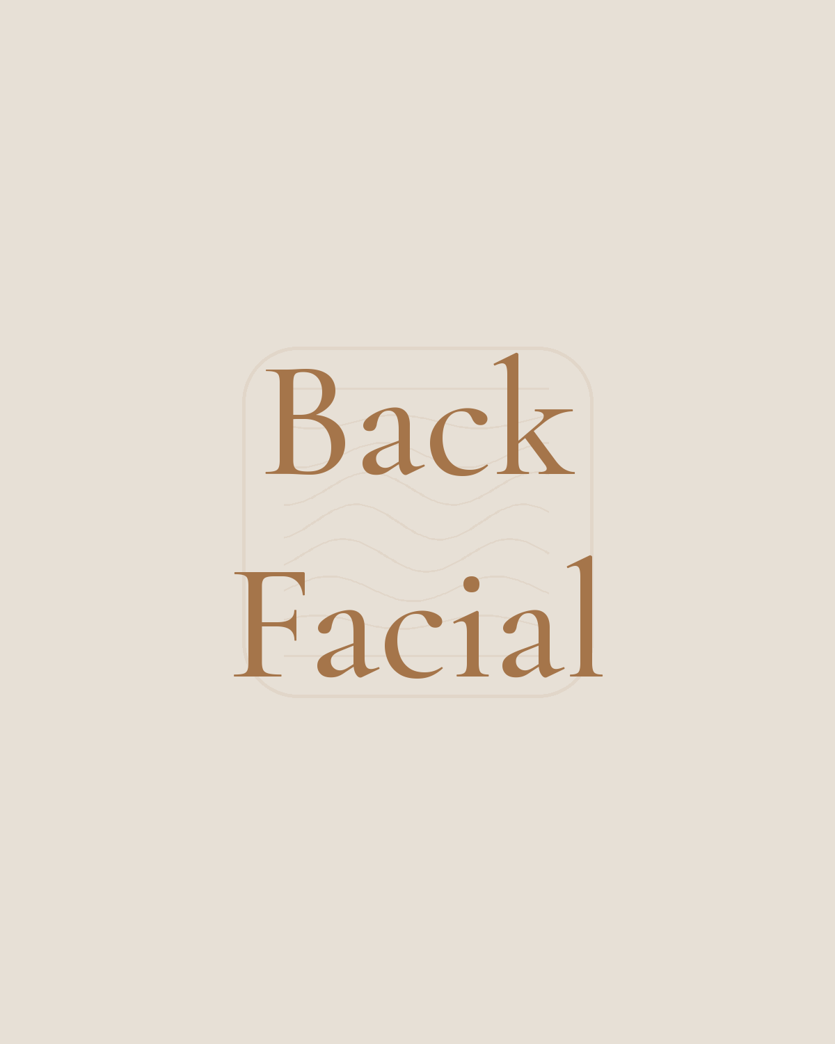 Back Facial at Vivia Riu Med Spa