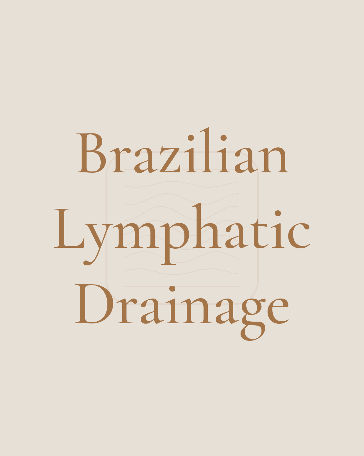 Brazilian Lymphatic Drainage Massage at Vivia Riu Med Spa