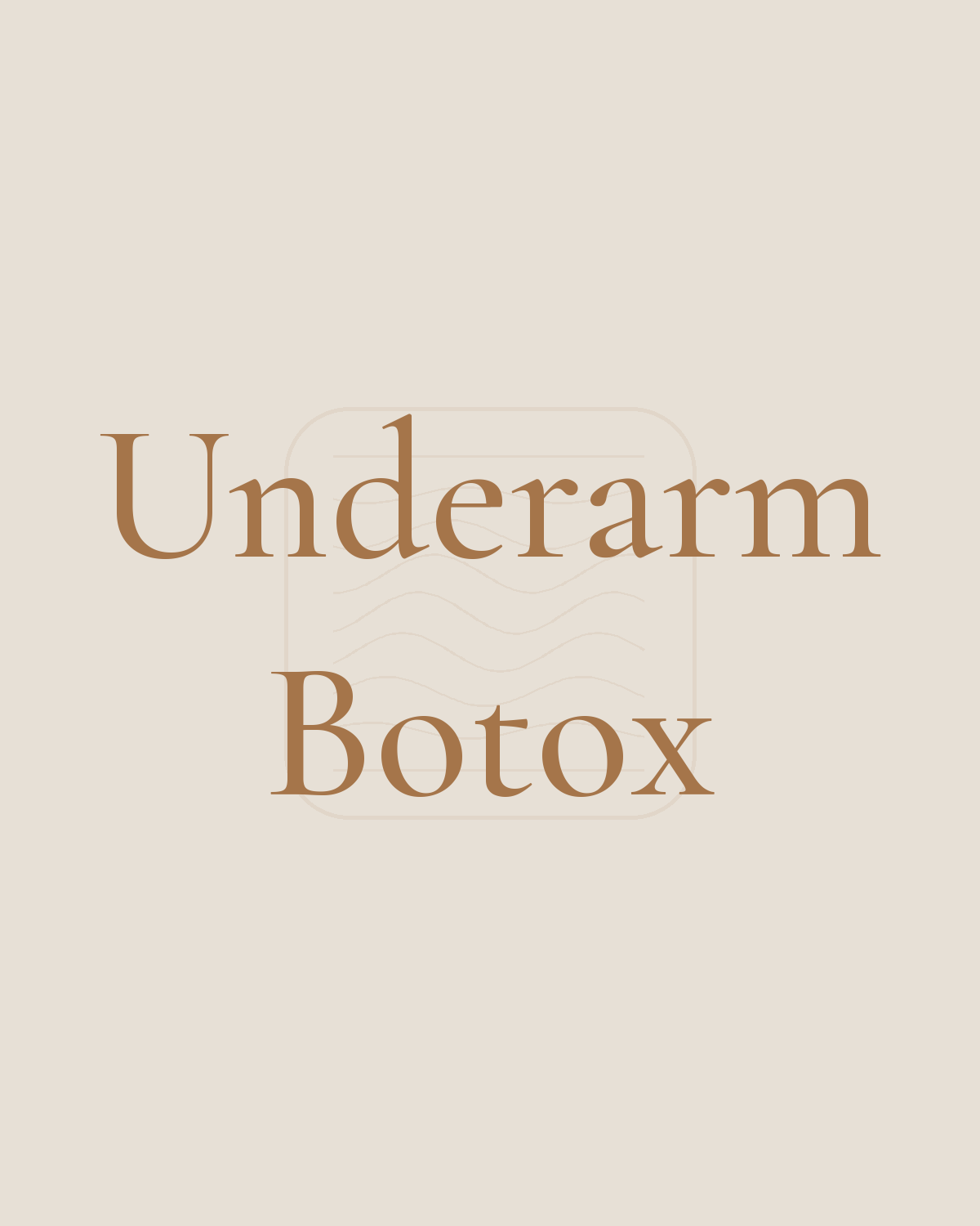 Underarm Botox Sweat Reduction at Vivia Riu Med Spa